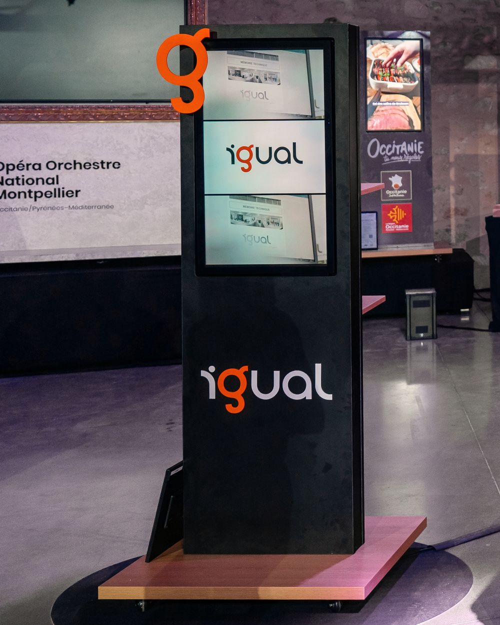 Borne digitale iGual en point de vente
